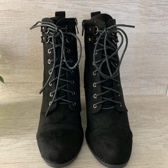 NEW Jane Booties- in Black Suede - Picture 2 of 7